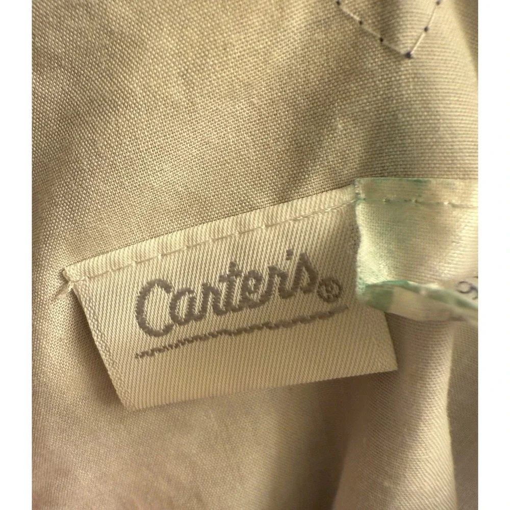 Vintage 90s Boys Carter's Plaid Shortall 18 Months EUC‎